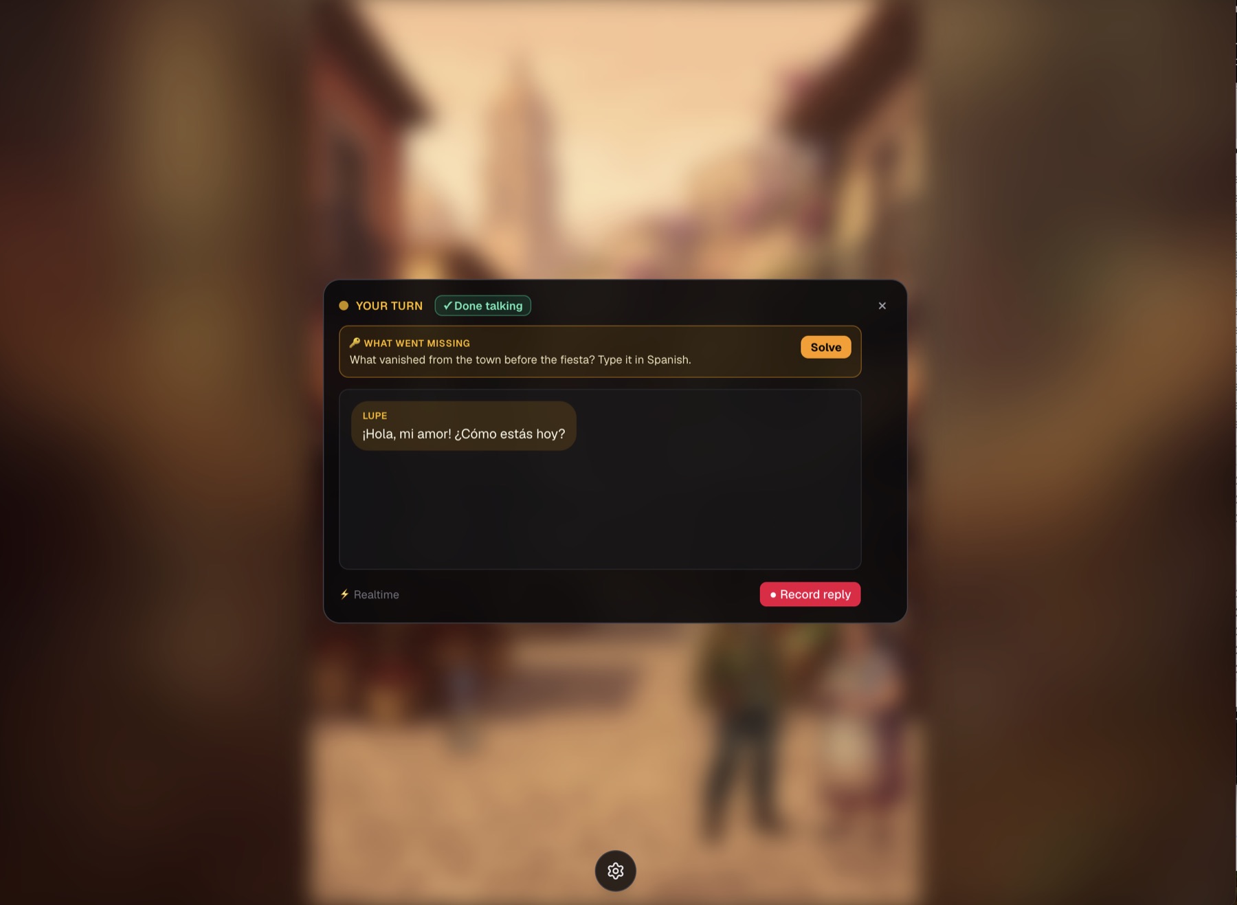 Realtime spoken replies, with a quest to solve