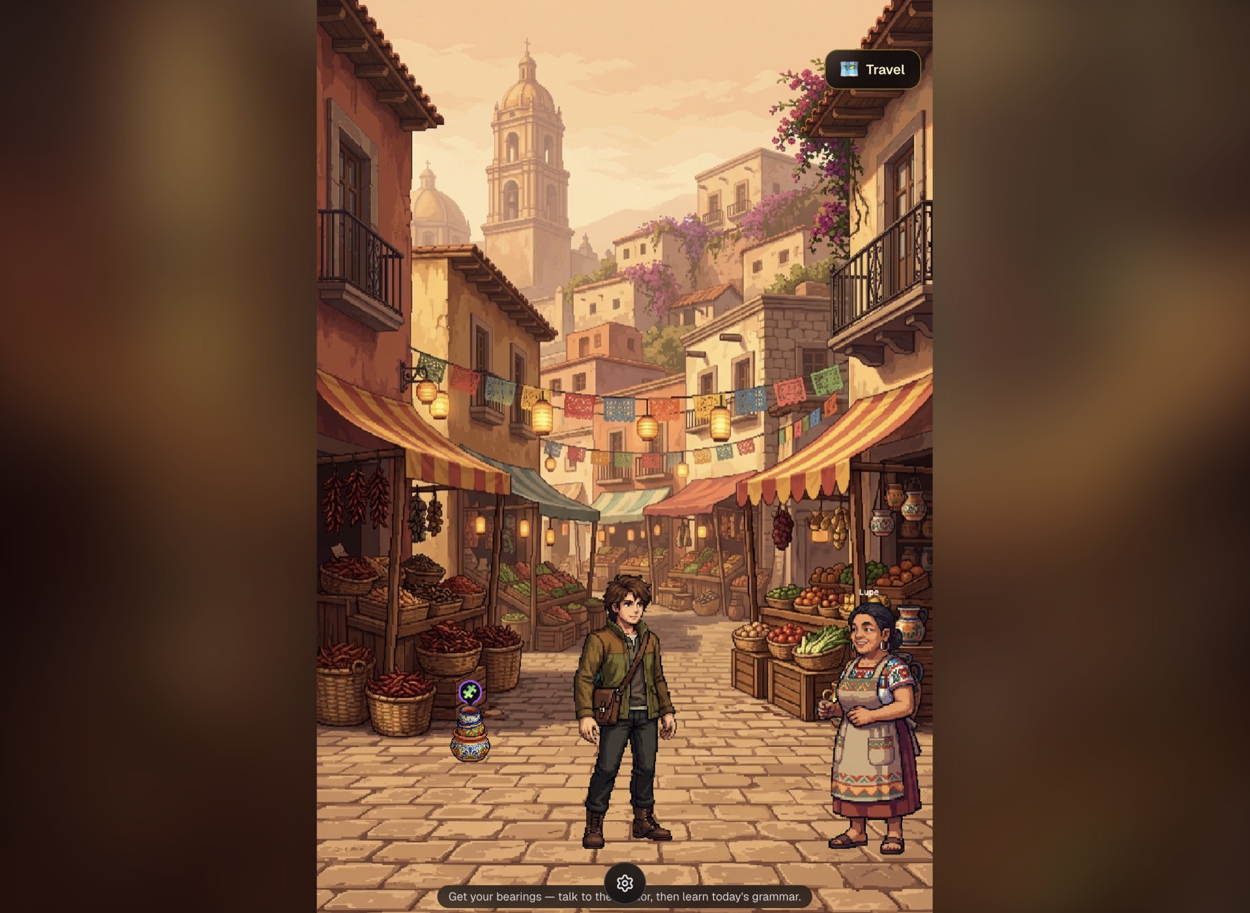 A living town you walk and talk your way through
